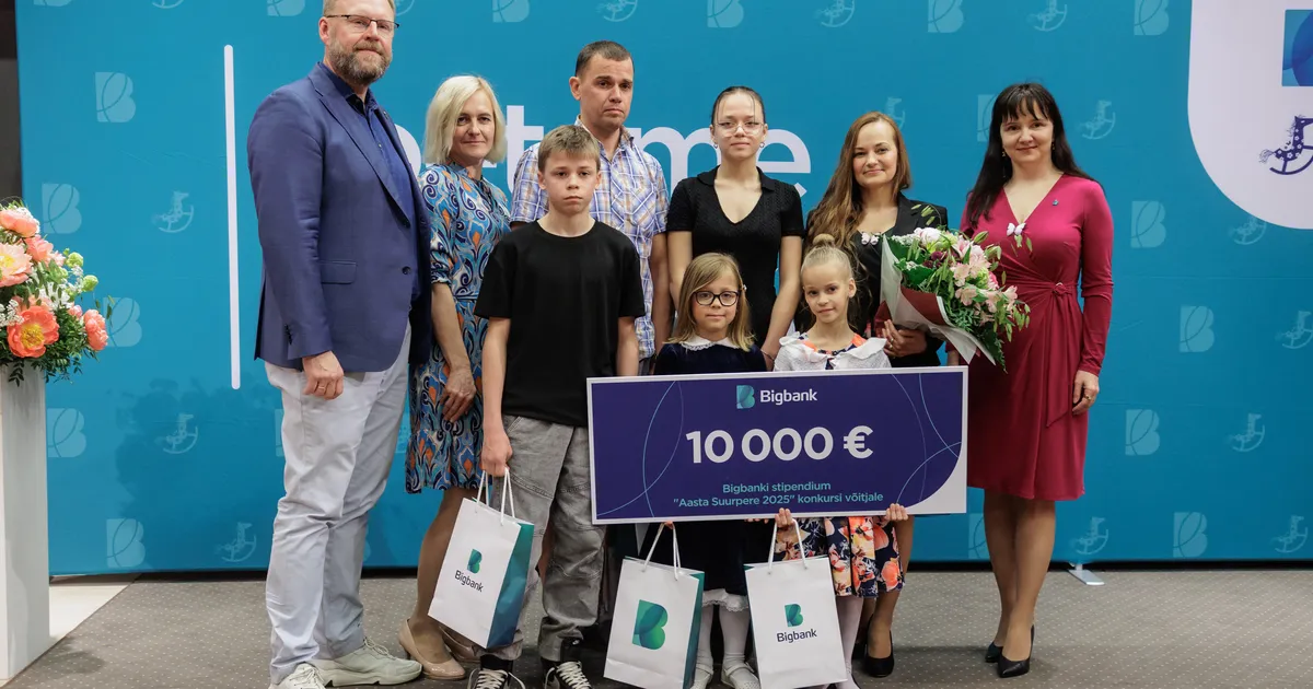 FOTOD ⟩ Tänavune Aasta Suurpere Romantšuk elab Viljandimaal ja kasvatab nelja last