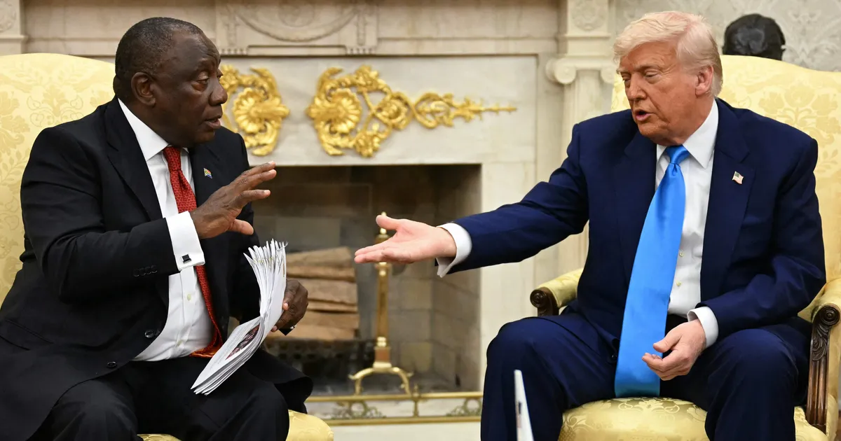 Trump näitas Ramaphosale videot «valgete genotsiidi» kohta