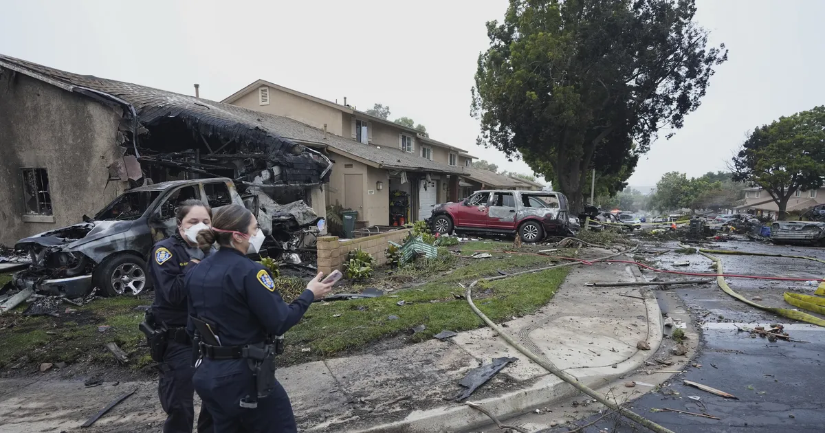 USAs elumajade vahele kukkunud eralennuk süütas enam kui tosin hoonet