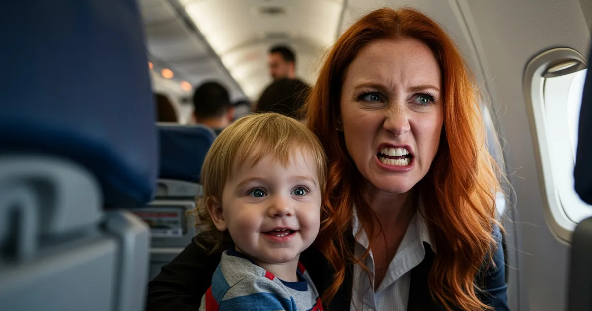KUMB KÄITUS ÕIGESTI? ⟩ Lapsega naise käitumine pani terve lennuki vaikima