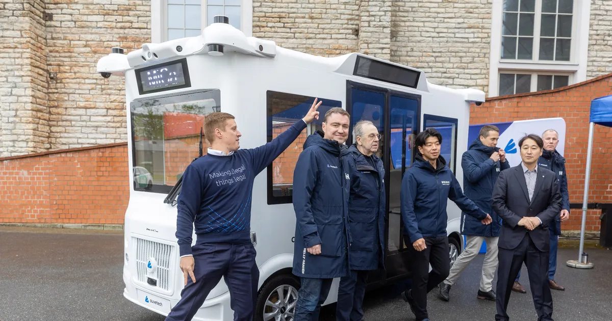 Galerii ⟩ Tallinnas esitleti uue põlvkonna isejuhtivat bussi MiCa 2.0