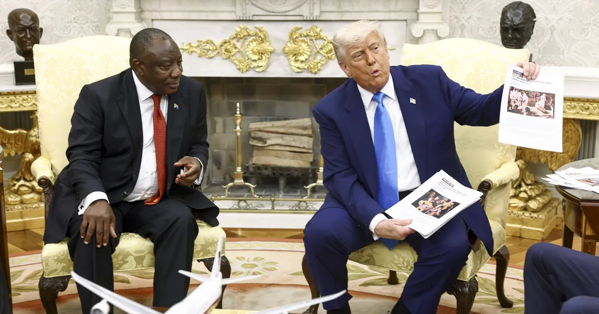 Trump esitles Ramaphosale Kongo mässuliste ohvreid kui «tapetud valgeid farmereid»