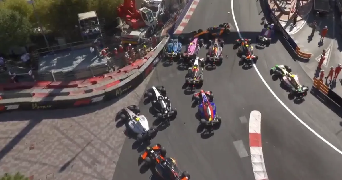 VIDEO ⟩ Monaco tänavarajal toimus ahelavarii, kus osales kümmekond vormelit