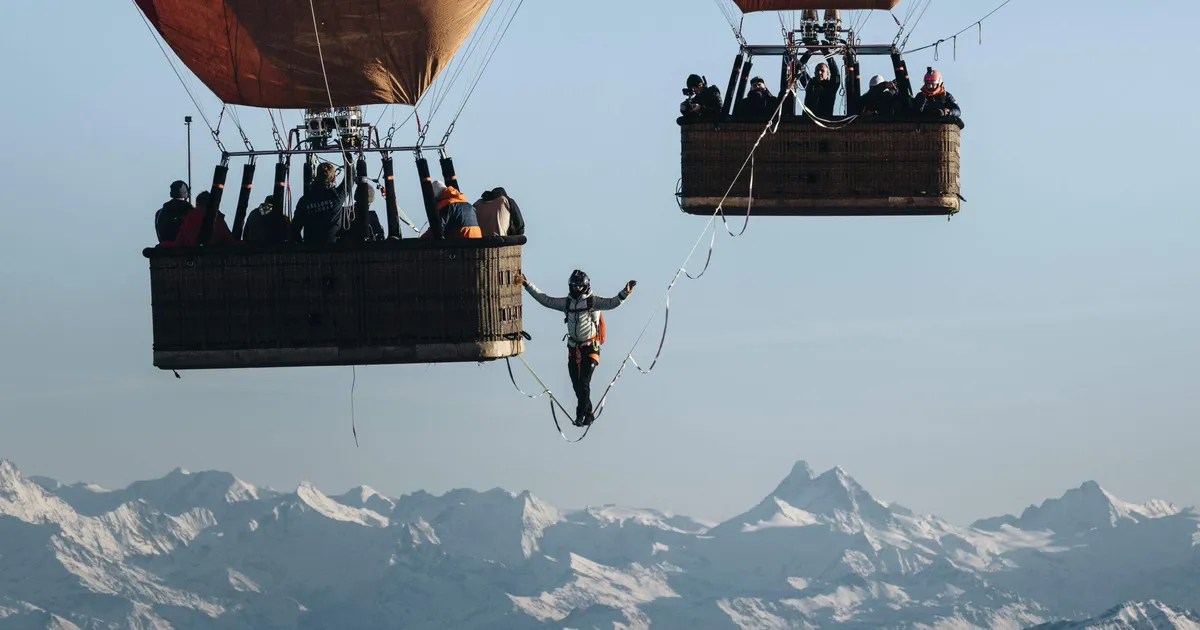VIDEO ⟩ See köielkõnd on midagi enneolematut – 4,3 km kõrgusel