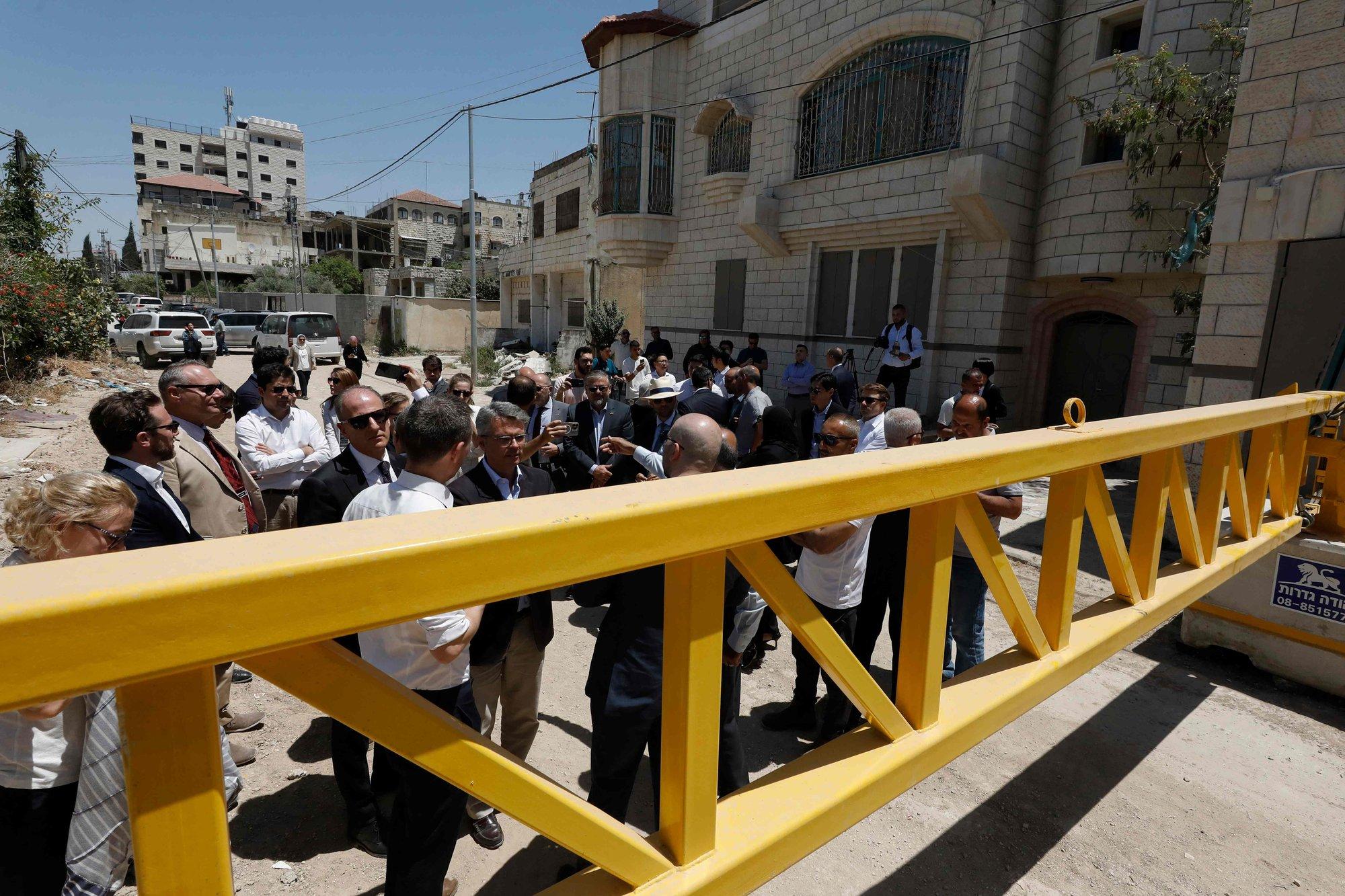 Iisraeli armee tulistas Läänekallast külastanud diplomaatide suunas hoiatuslaske