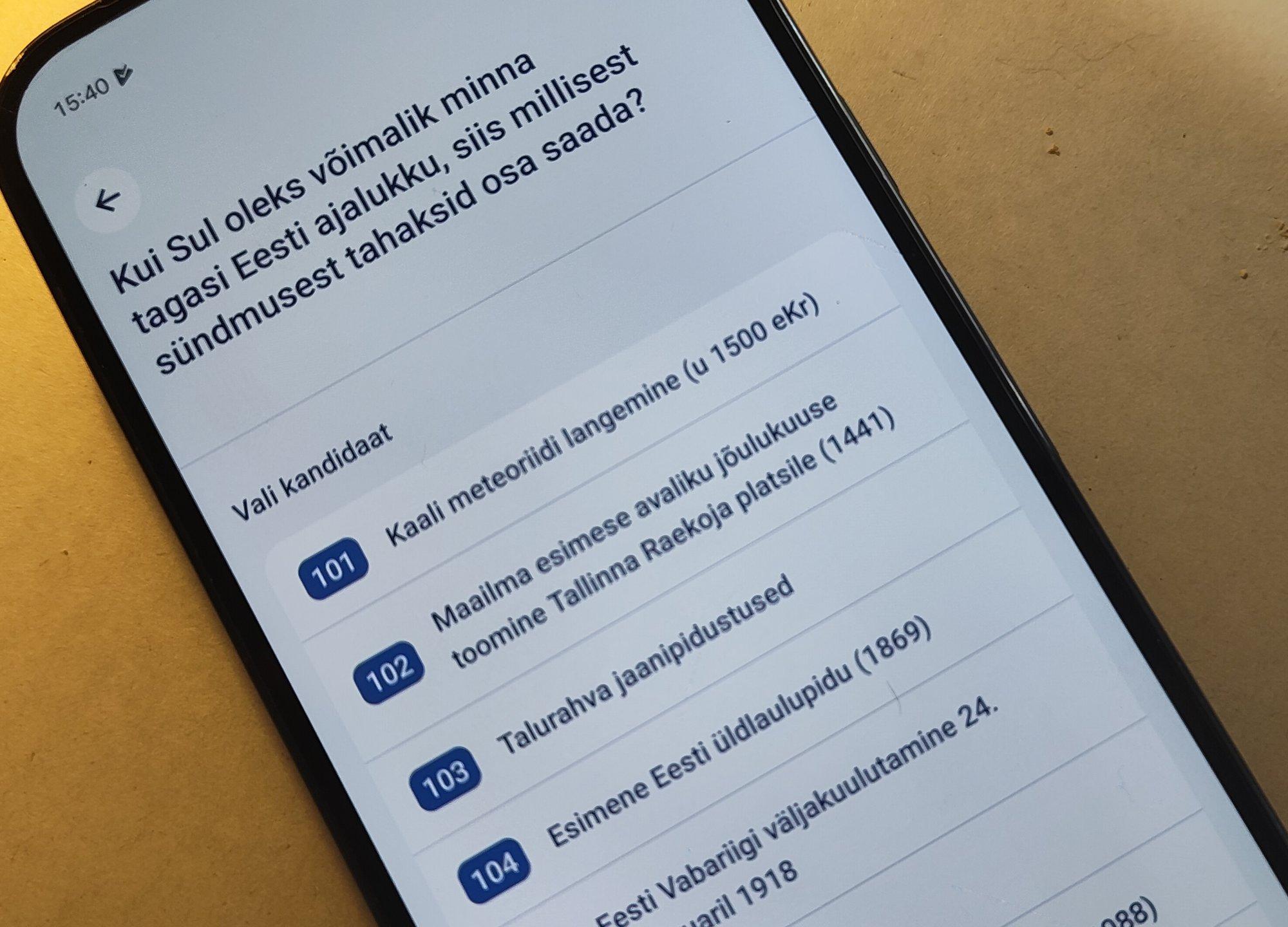 Proovisime järele: kas mobiiliga hääletamise testäpp töötab hästi? [Ei tööta]