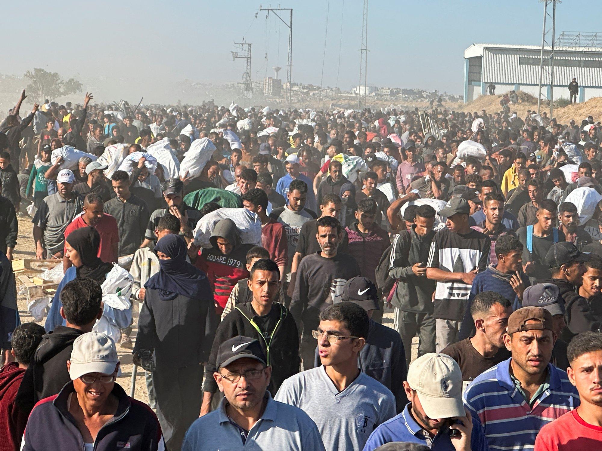 Nälgivad inimesed murdsid Gaza sektoris ÜRO toidulattu