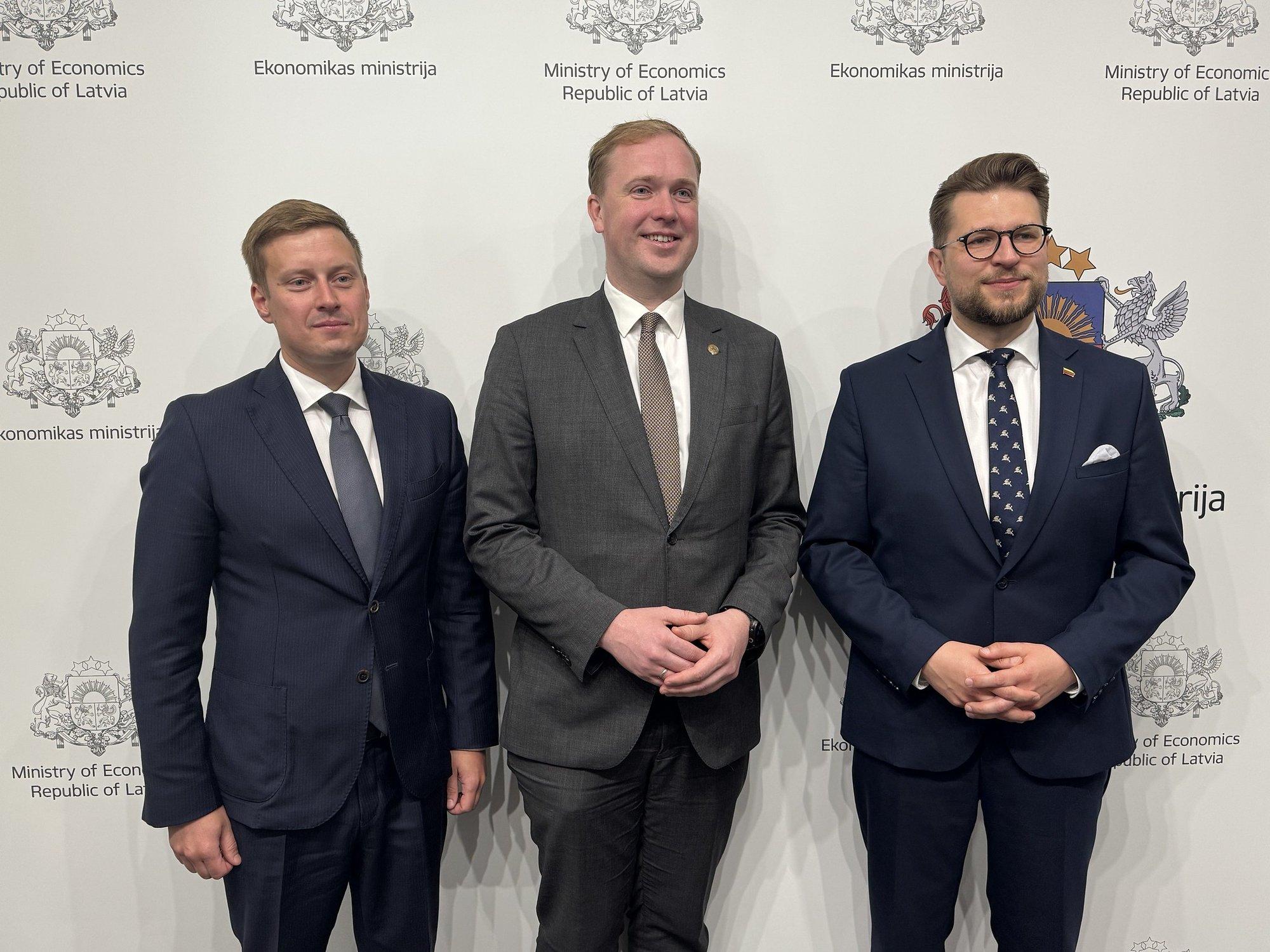 Balti majandusministrid Riias: „Välisinvestorite jaoks on Baltikum üks piirkond“