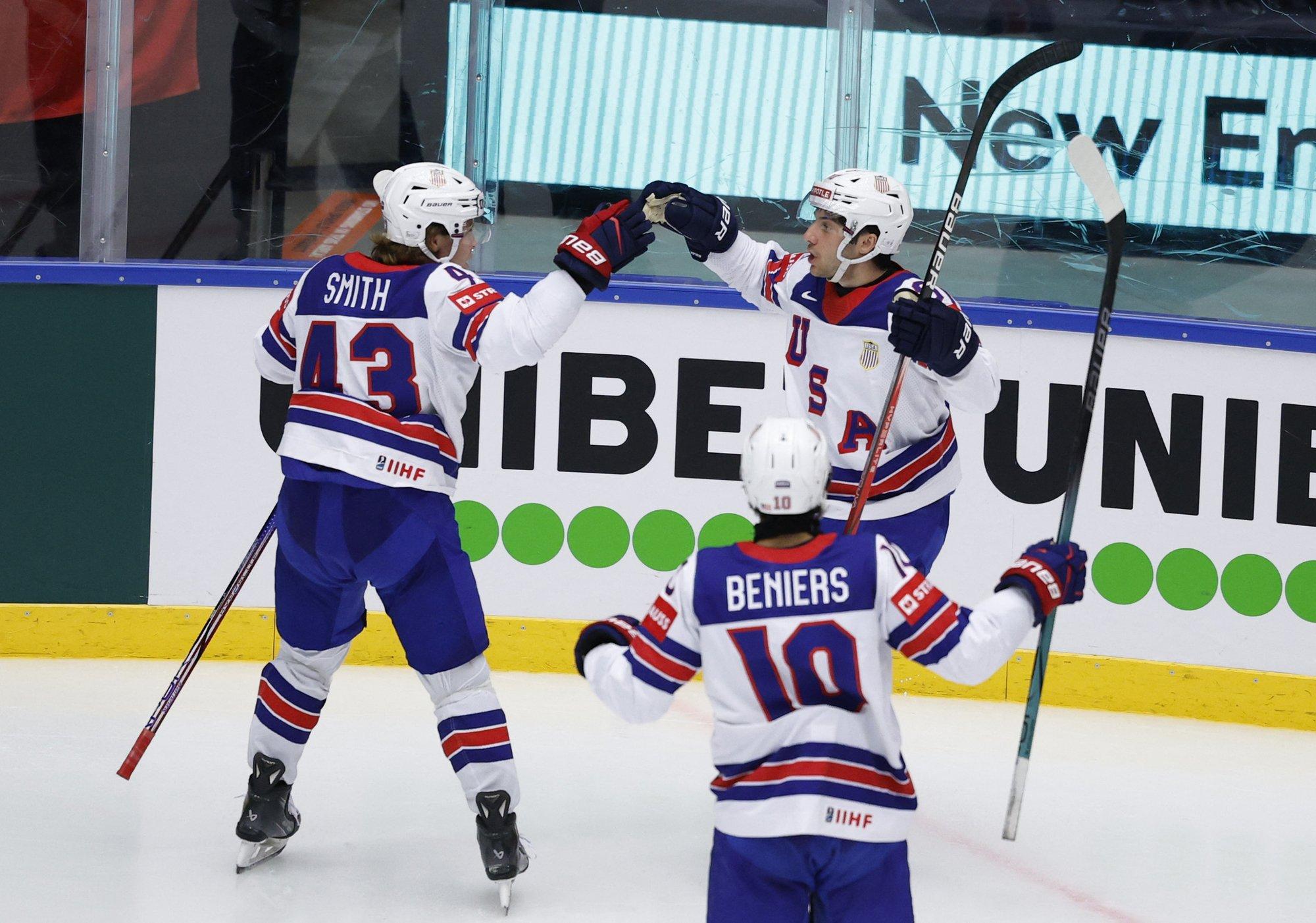 USA hokikoondis üllatas Tšehhit, Soome lõpetas alagrupiturniiri võiduga