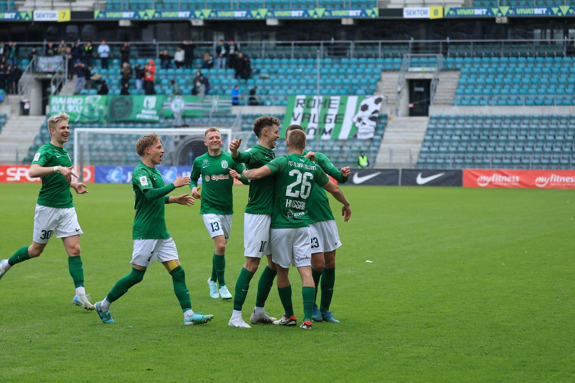 Flora kerkis Premium liiga liidriks, noormängija lõi esimese puutega debüütvärava