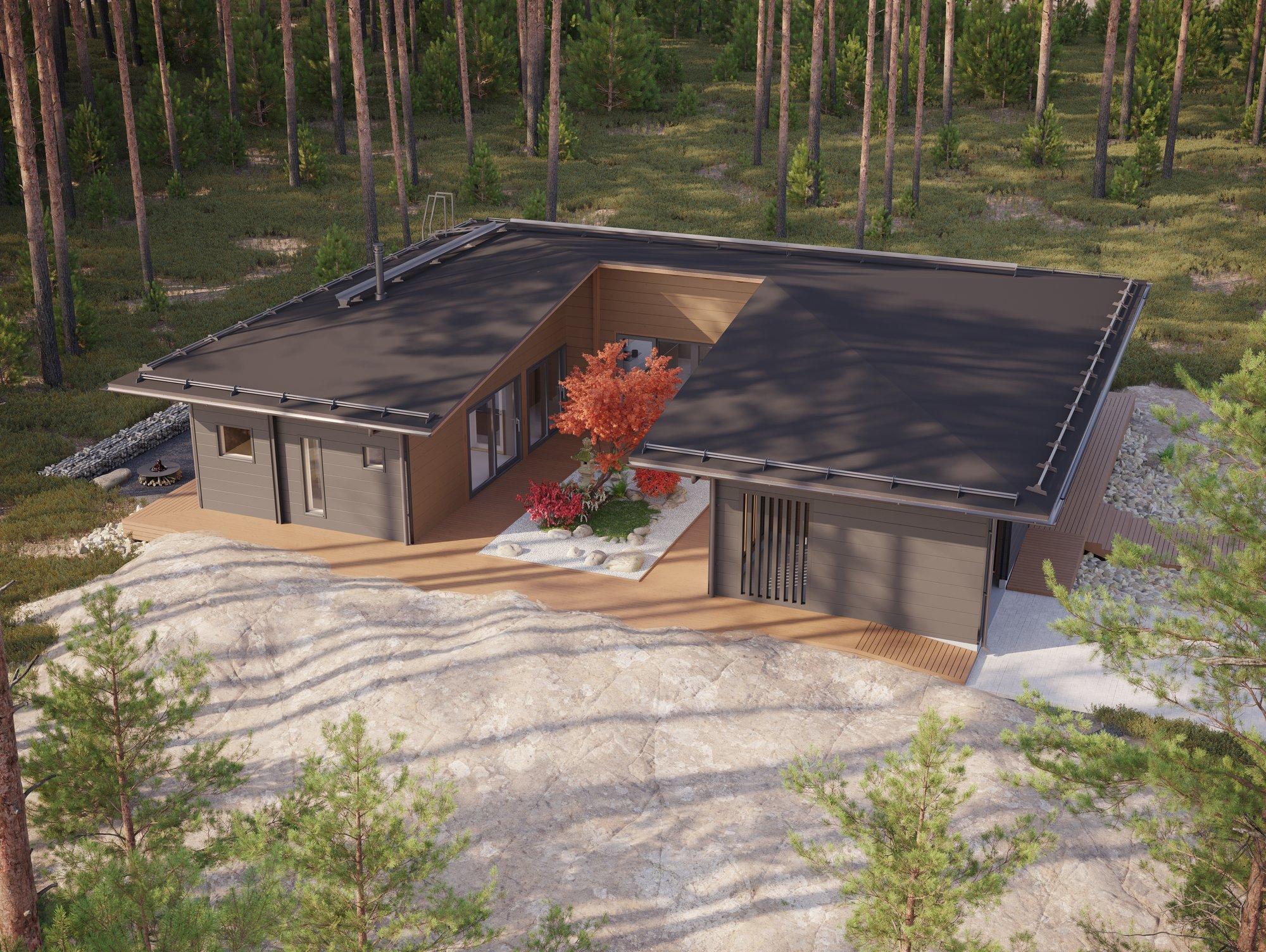 FOTOD | Stiilne ja nutikas palkmaja Soome metsade rüpes ammutab inspiratsiooni jaapani stiilist