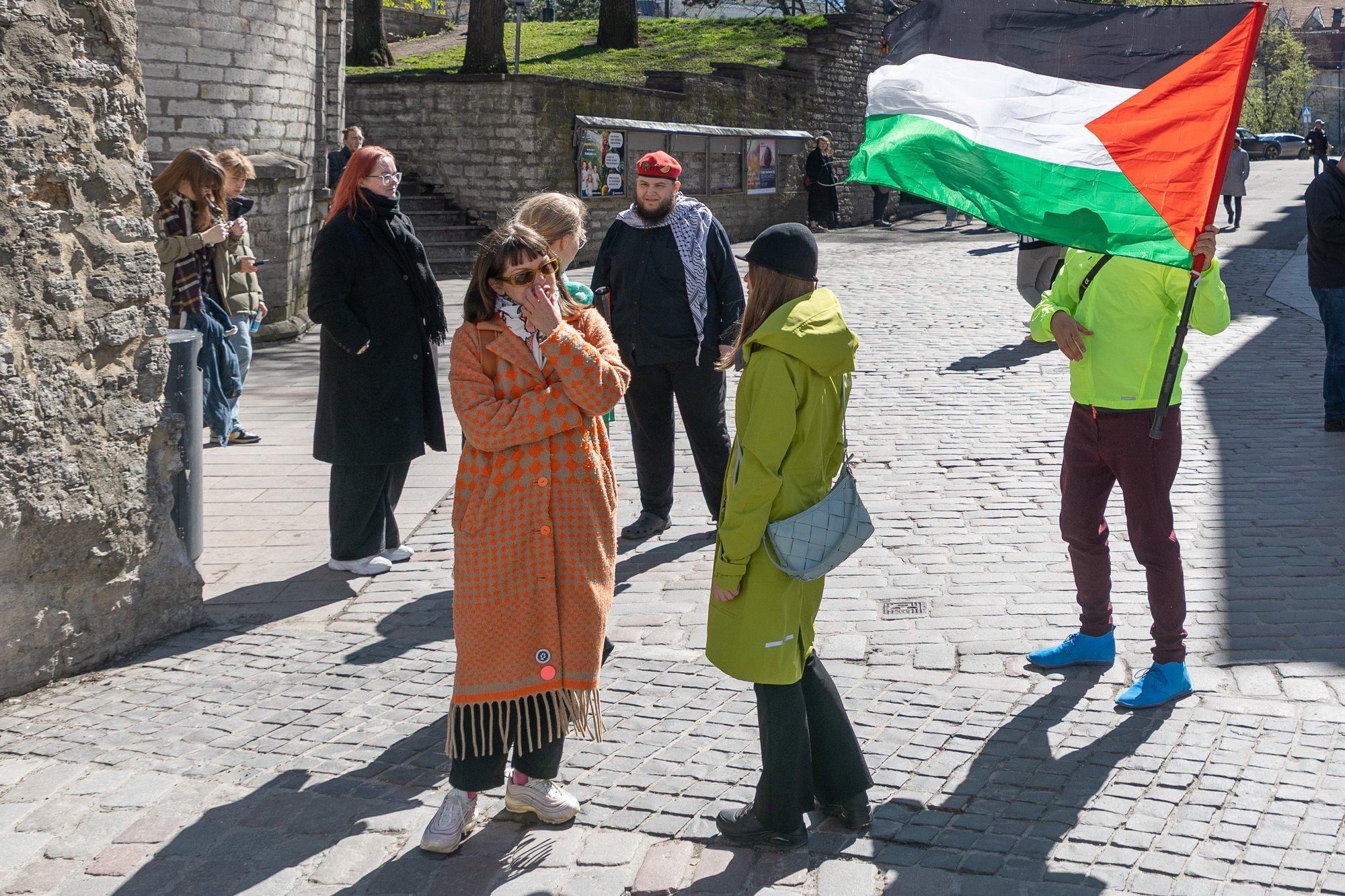 Natalie Mets Palestiina toetusmarsist: inimesed tulid kokku siira murega inimelude kaotuse ja toimuva laastamistöö pärast
