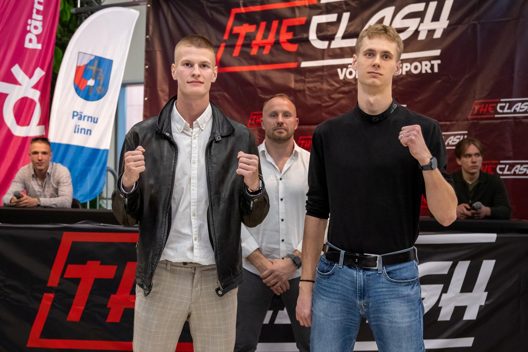 FOTOD | The Clash 2 võitlusõhtu osalejad astusid kaalule