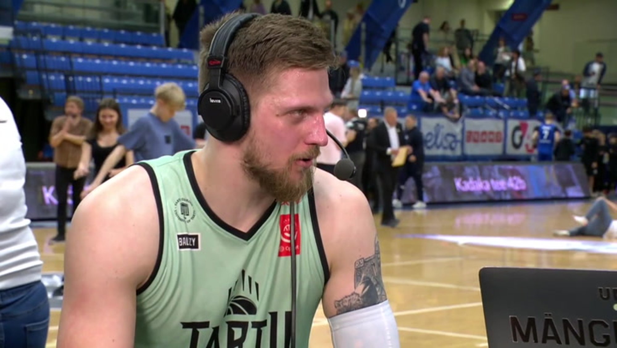 DELFI VIDEO | Karl Johan Lips Tartu võidust: me peame veel paremini mängima, lõpus läks nugadele