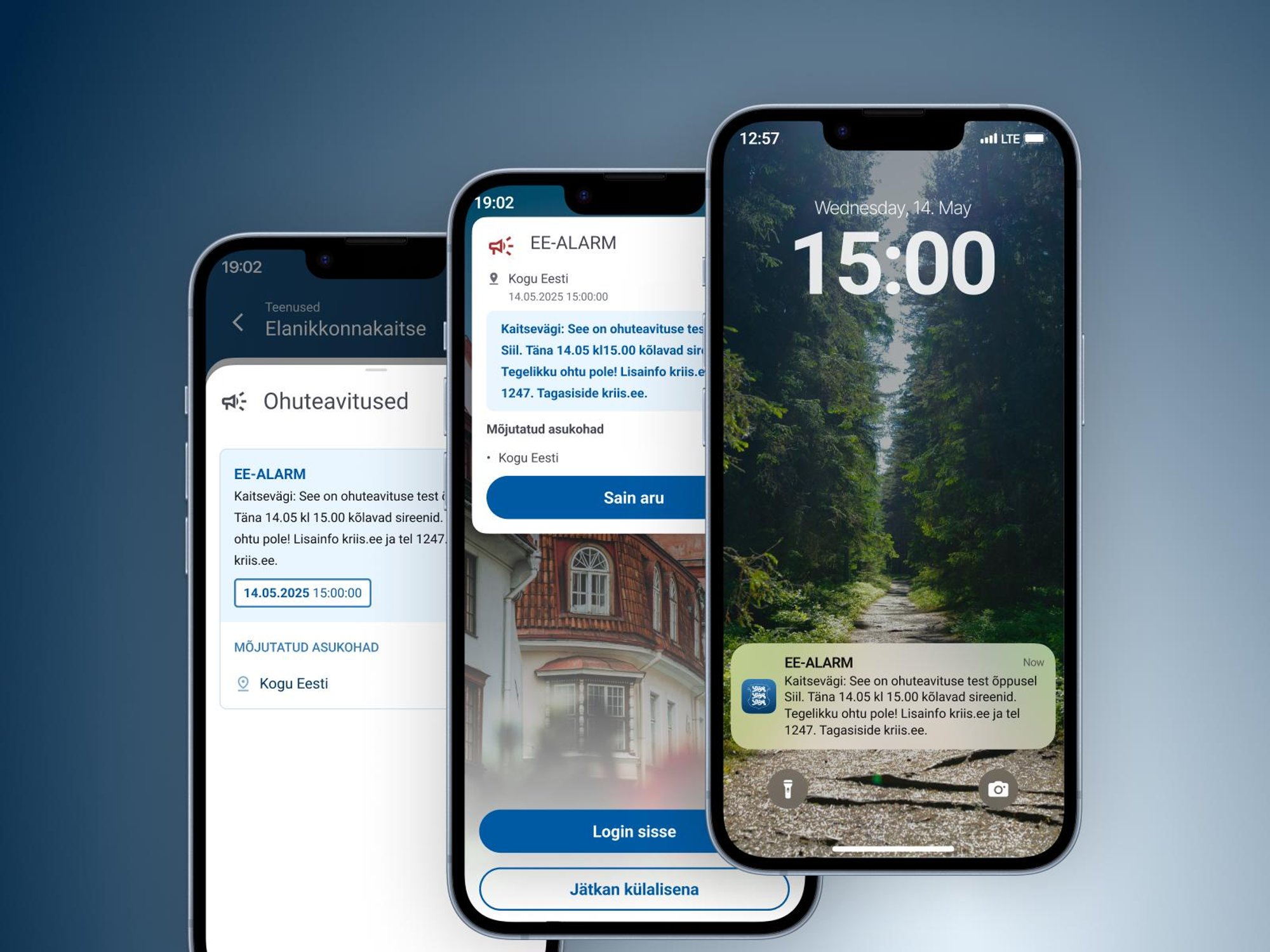 Kolmapäeval kostuvad sireenid ja testitakse ohuteavituse saatmise funktsiooni
