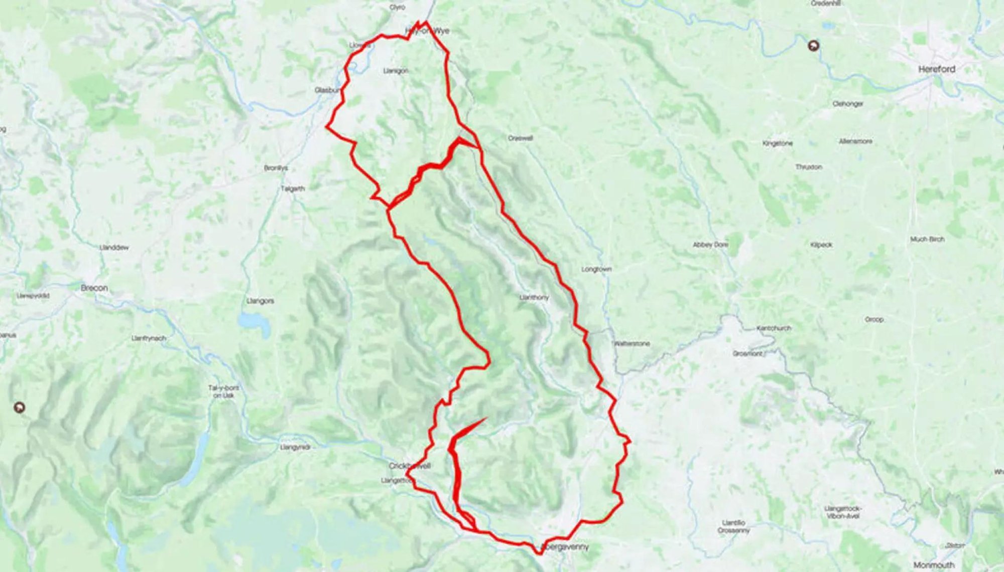 Briti tervisesportlane jooksis järjest 116 kilomeetrit, et joonistada kaardile hiiglaslik peenis