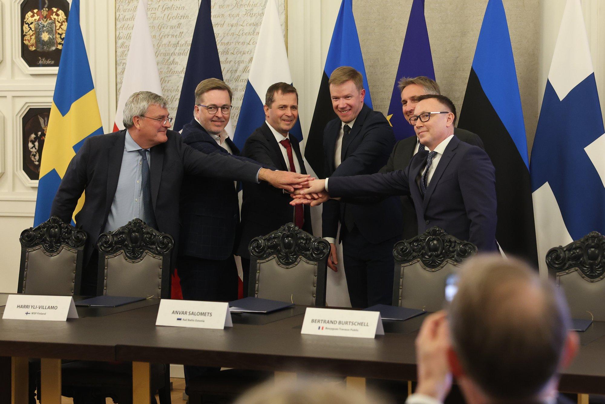 VIDEO ja FOTOD | Eesti suurim hange lukus. Rail Baltica ehituseks sõlmiti rekordilised lepingud