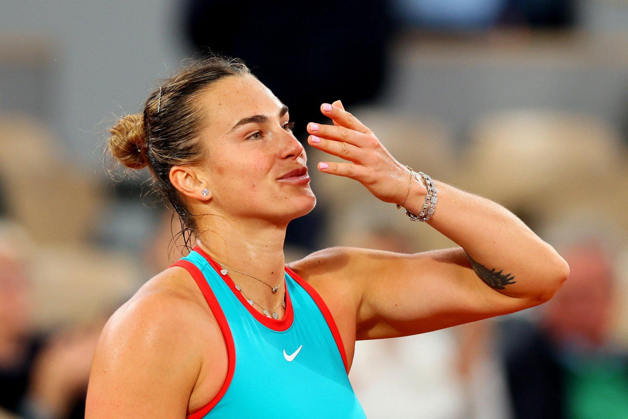 Jõudemonstratsioon: Sabalenka kaotas Prantsusmaa lahtiste avaringis vaid ühe geimi