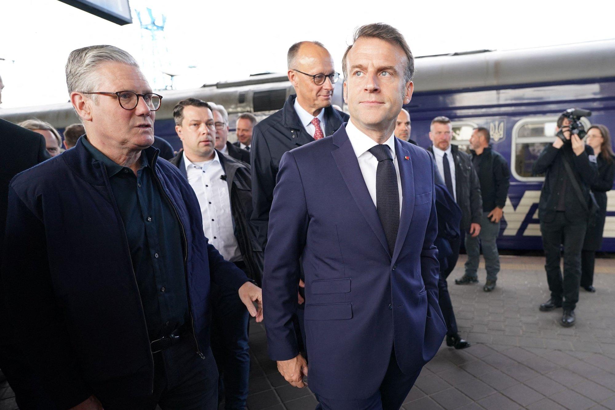 Euroopa liidrid saabusid Kiievisse, et nõuda 30-päevast relvarahu Ukrainas