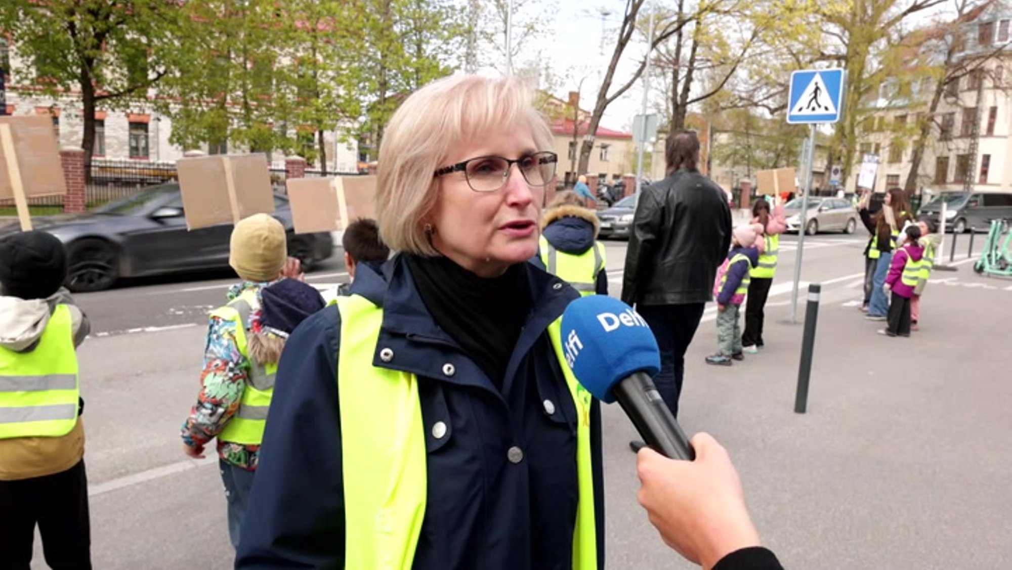 VIDEO ja FOTOD | „30 on uus 50.“ Tallinna Euroopa Kool avaldas meelt hooletute autojuhtide vastu