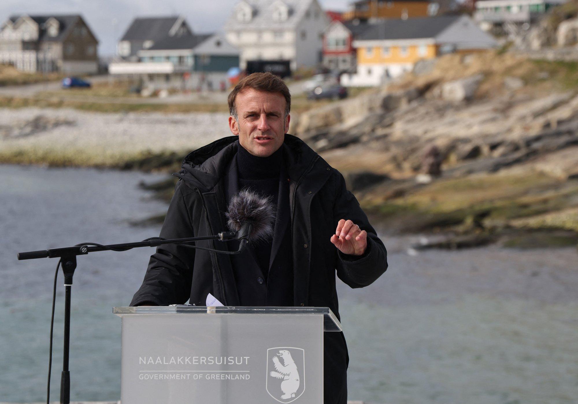 Macron lubas Gröönimaad kaitsta ja tahab Arktikas teha rohkem koostööd Põhjala ja Balti riikidega