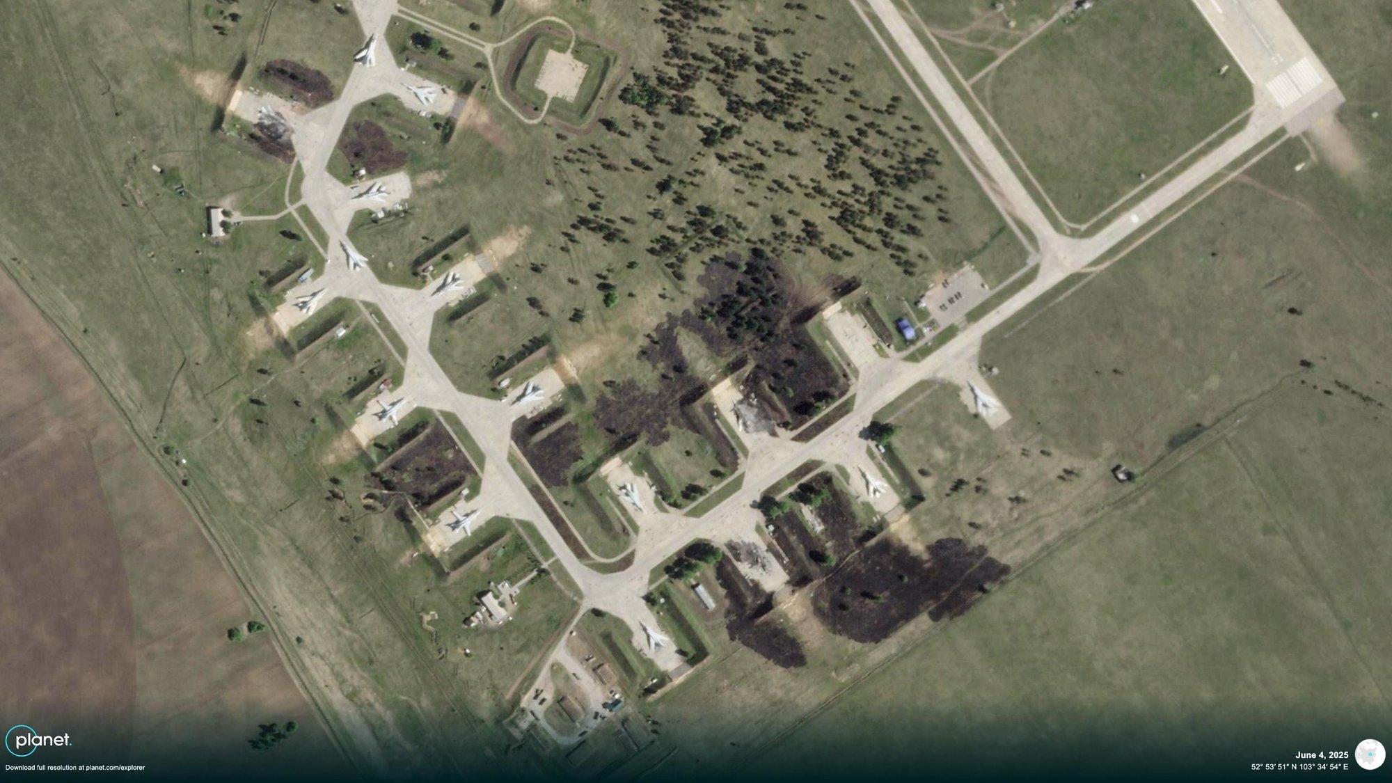 VÄRSKED SATELLIIDIFOTOD | Vaata Ukraina hävitustööd enim pihta saanud Venemaa õhuväebaasis