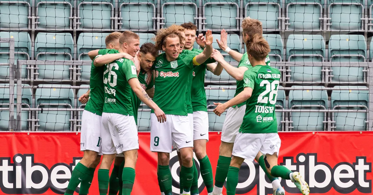 Flora teenis raske võidu, Levadia näitas Kalevi vastu võimu