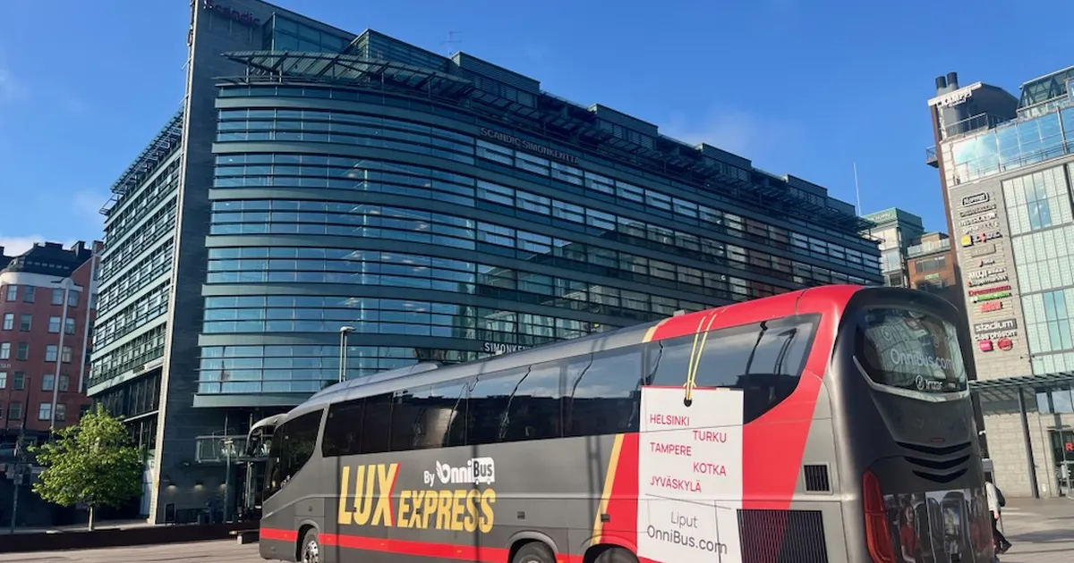 Lux Expressi bussid hakkavad sõitma Soome kaugbussiliinidel