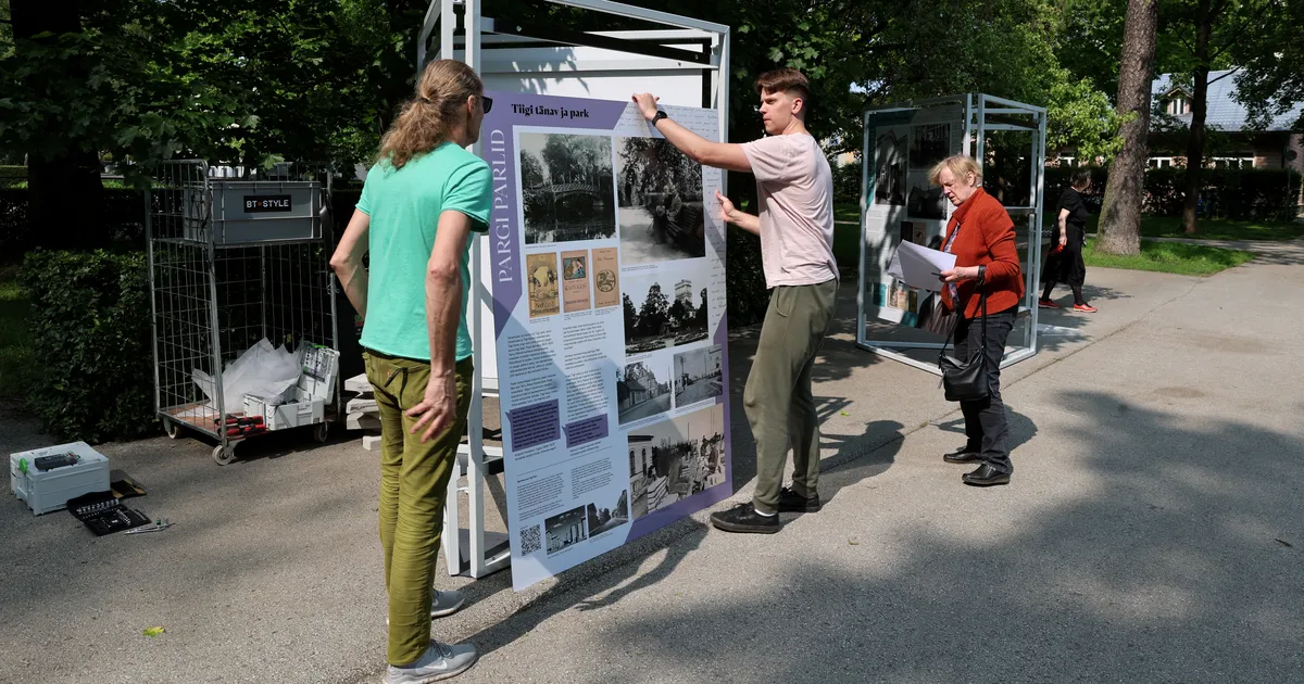 Vanemuise pargis valmis selle kandi kultuurilooliste pärlite väljapanek
