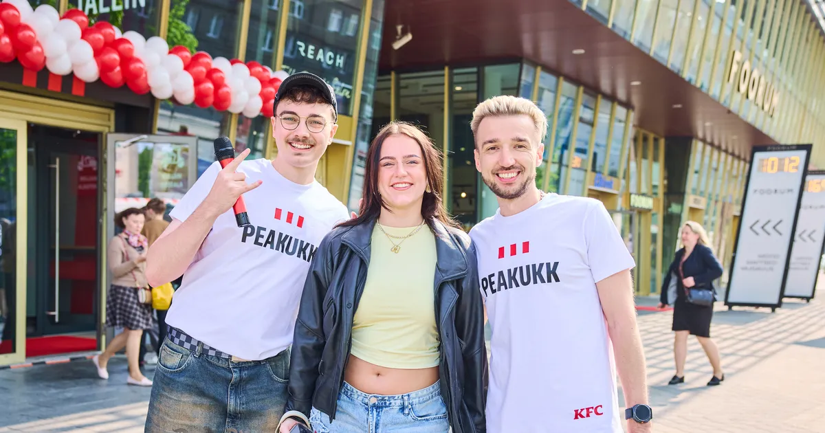 GALERII ⟩ Tallinnas avati Baltikumi suurim KFC restoran