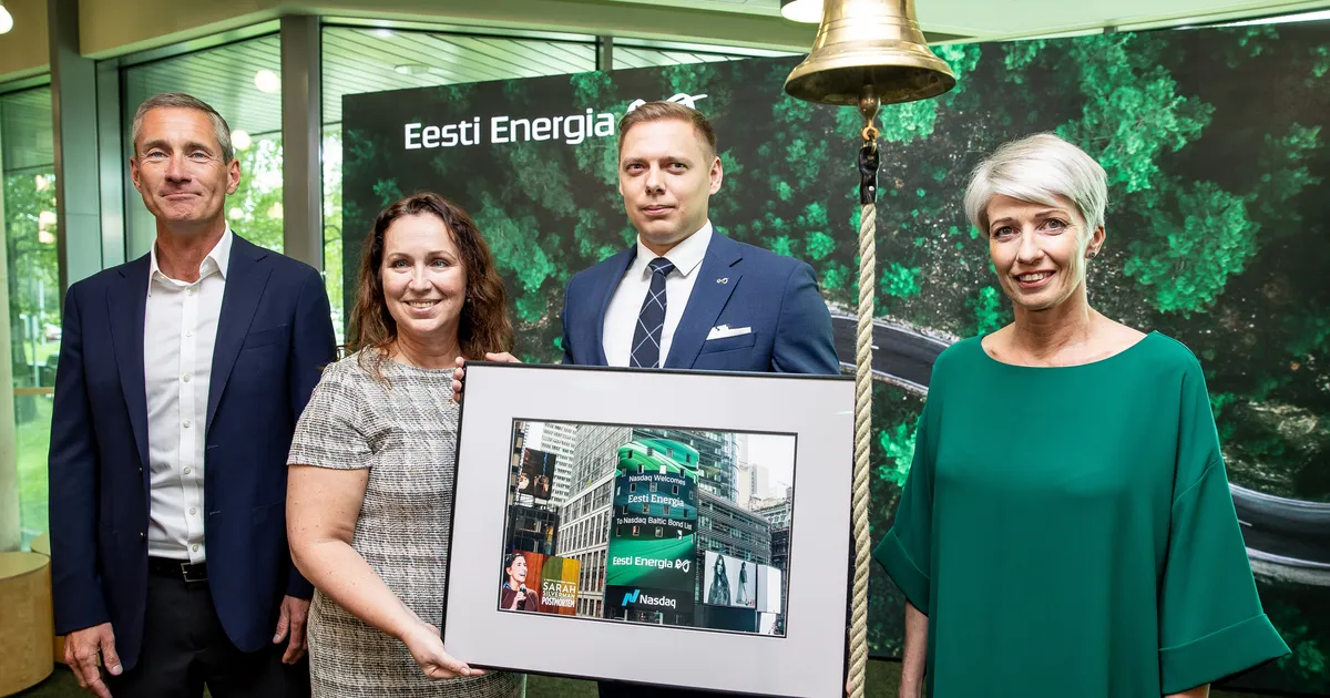 GALERII ⟩ Eesti Energia võlakirjadele helistati börsikella