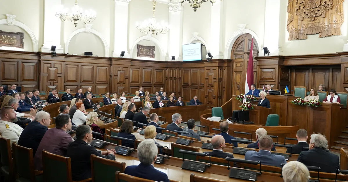 Läti parlament viskas istungilt välja vene keeles rääkinud seadusandja