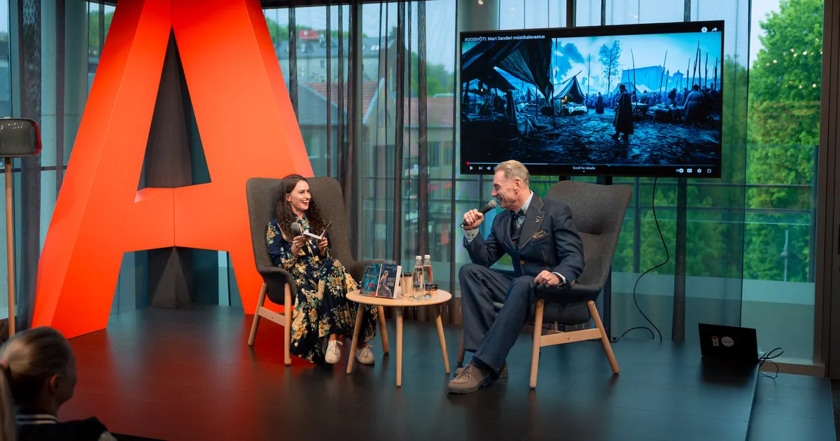 Mart Sander näitas, mida on vaja raamatumüügitabeli tippu jõudmiseks