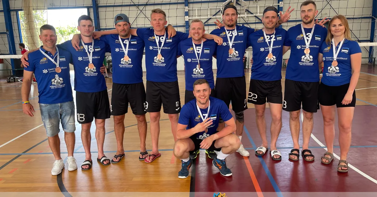 Maaülikooli võrkpallimeeskond võitis maailmamängudelt pronksi