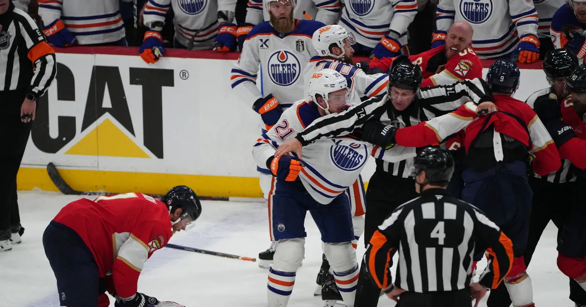 VIDEO ⟩ NHLi kolmandast finaalmängust kujunes poksi-, mitte hokimatš