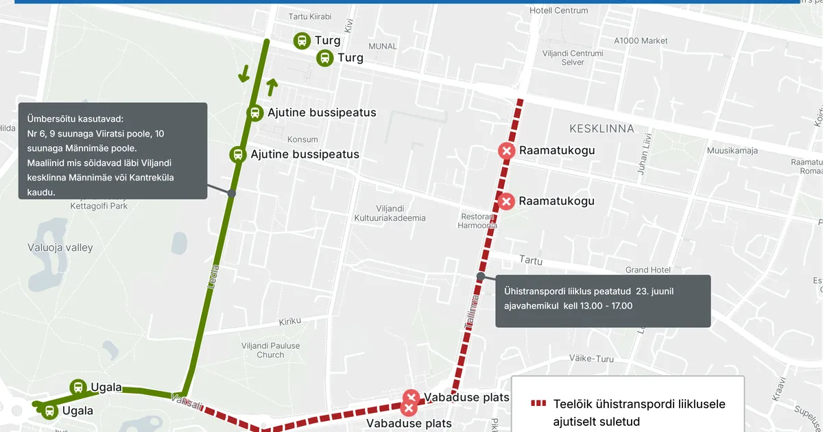 Jaanilaupäeval suletakse peatänaval liiklus