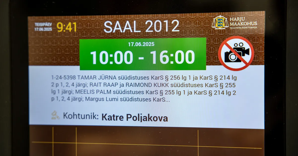 «Ühel päeval saab ta nagunii välja...» Viis väidetava Tamar Jürna grupeeringu liiget lähevad kokkuleppele