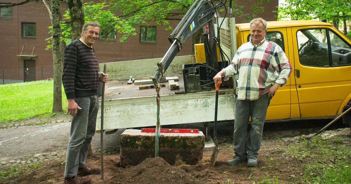 Ligi kaks sajandit vana kivipink täienes ladinakeelse raidkirjaga