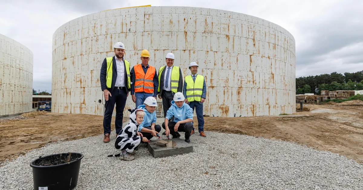 Galerii ⟩ Piimajõe puiestee biogaasijaamale pandi nurgakivi