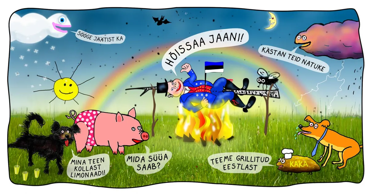 JUURIKAS ⟩ Allan Hmelnitski joonistus