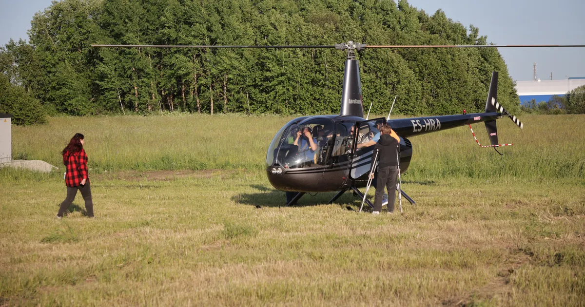 FOTOD ⟩ Rae valla jaanitulel saab sõita ka helikopteriga