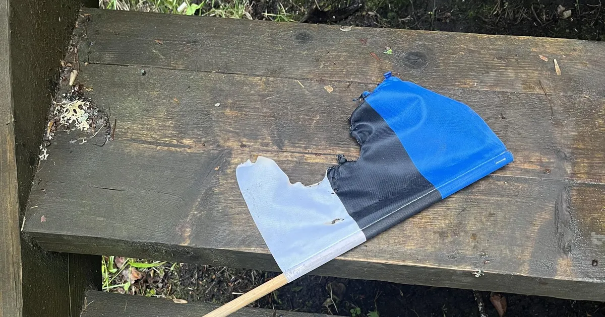 Pildid ⟩ Kilingi-Nõmmes rüvetati riigilippu