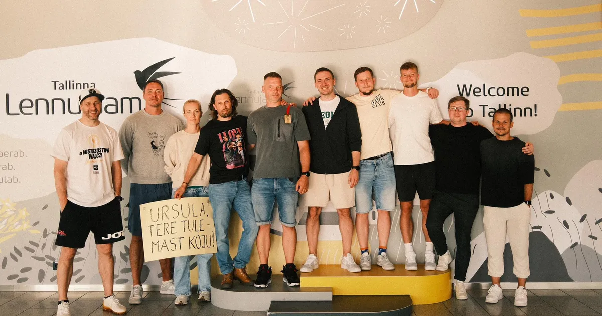 VIDEO ⟩ Meistritiitliga naasnud Rannula võeti kodumaal soojalt vastu