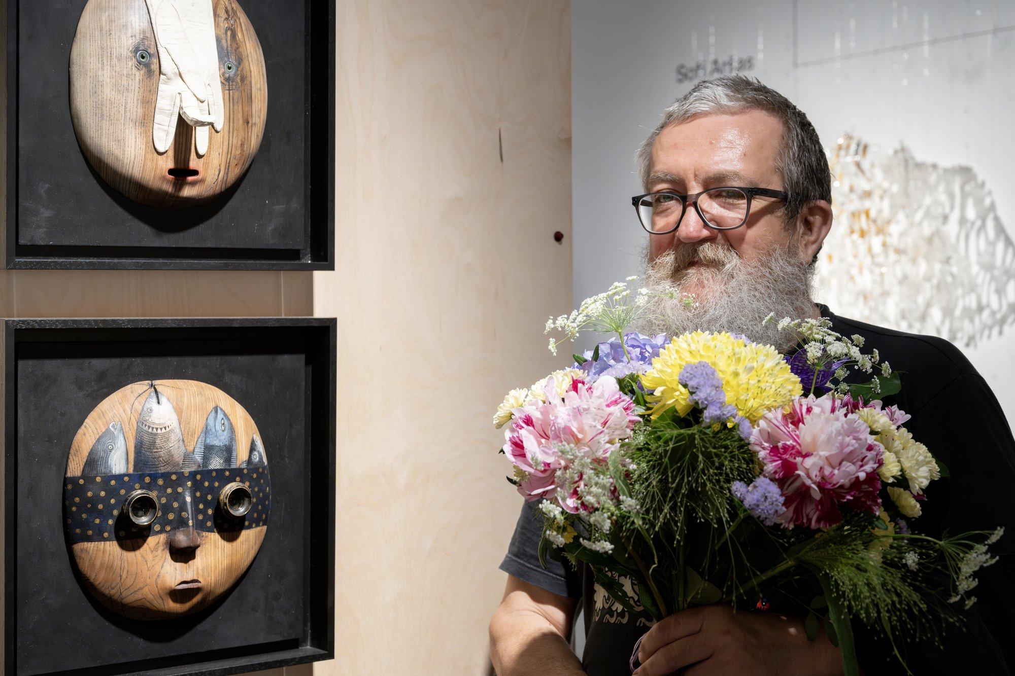 Aivo, Raivo ja Toivo võlusid kevadnäituse külastajaid