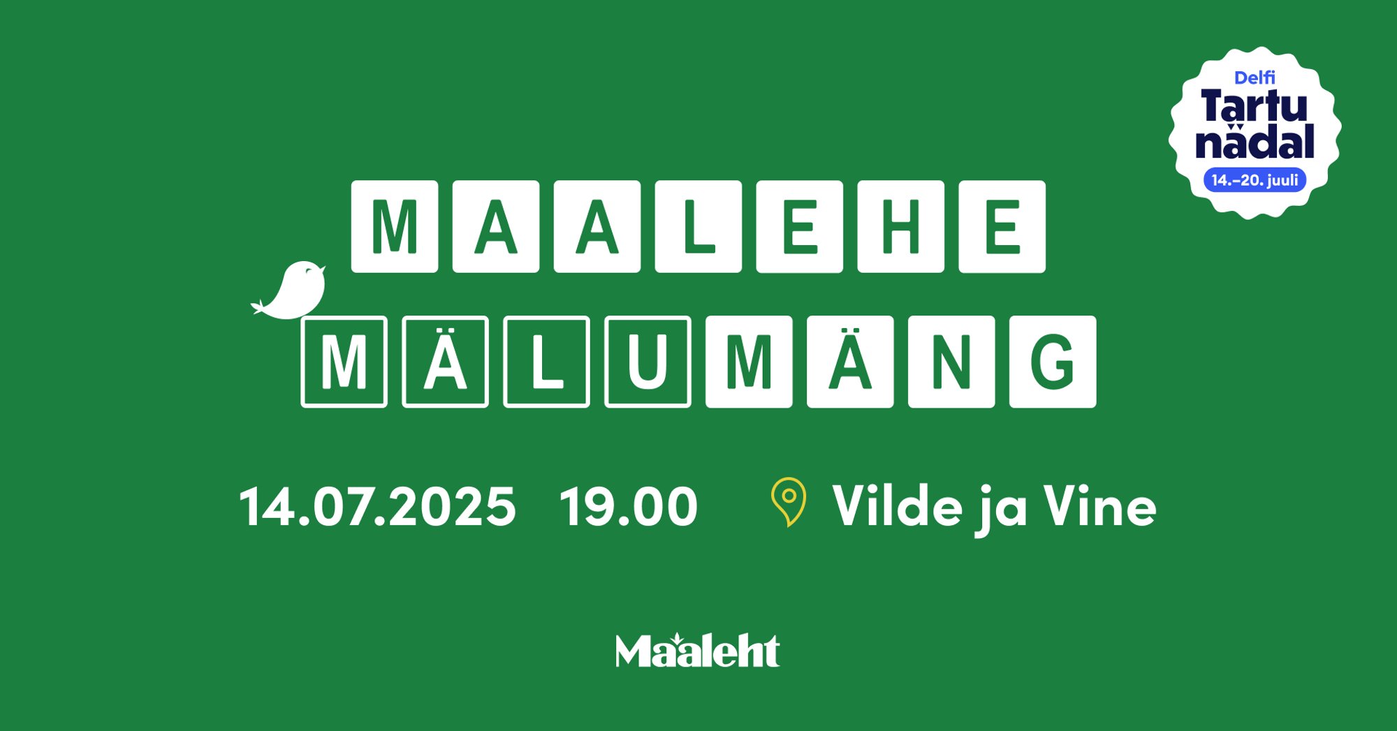 KUTSE | Tule osale Maalehe mälumängul!