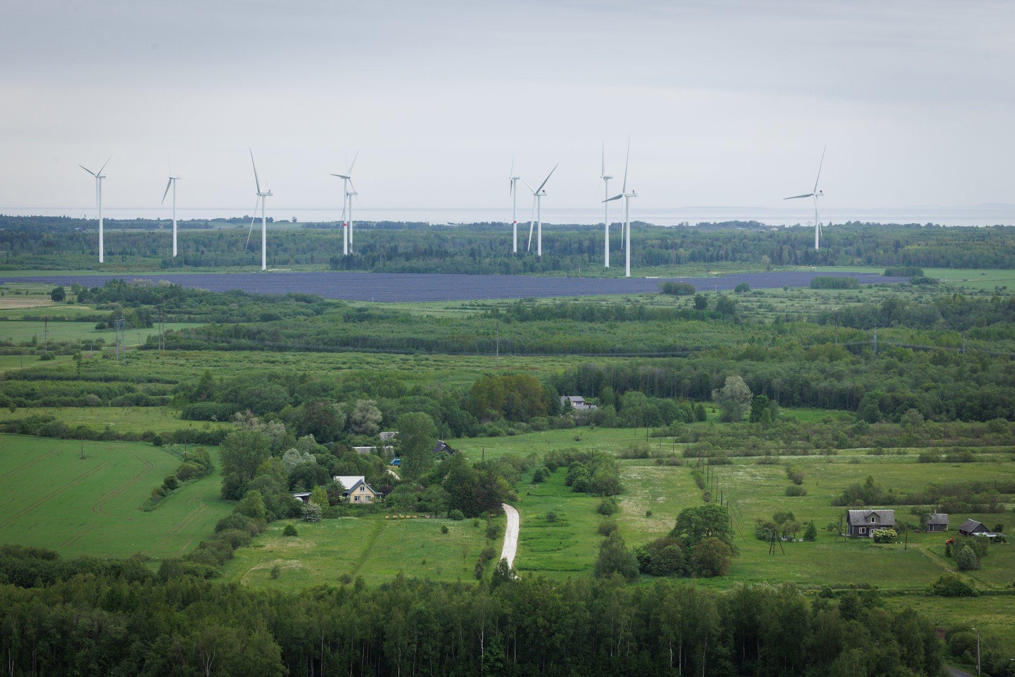 Tasuta elekter: Lüganuse valla energiapargi ümbruse elanikke ootavad kenad hüved