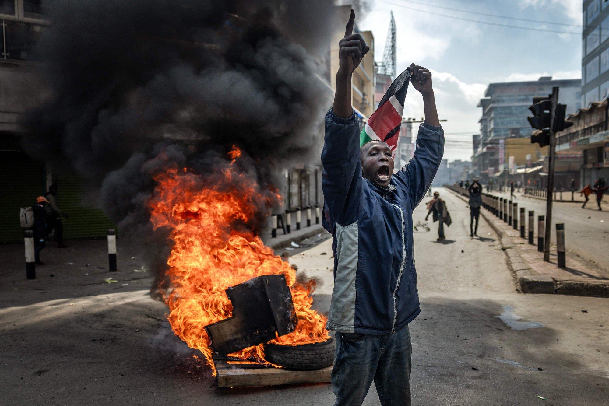 Keenia protestides on hukkunud vähemalt 16 ja viga saanud 400 inimest