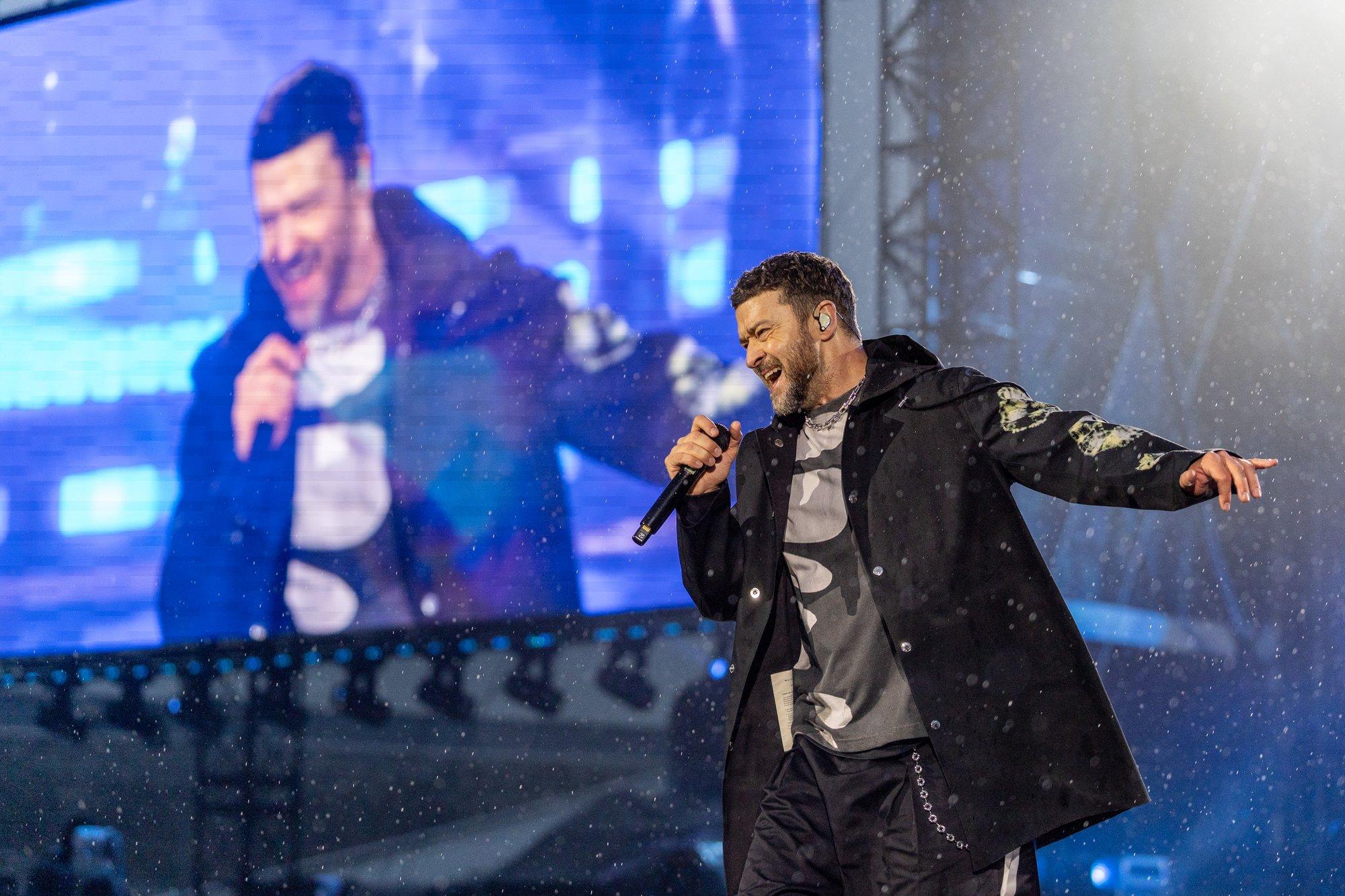 Justin Timberlake’i kontsert: hitte täis pikitud funk-show 50 000le kileviinerile