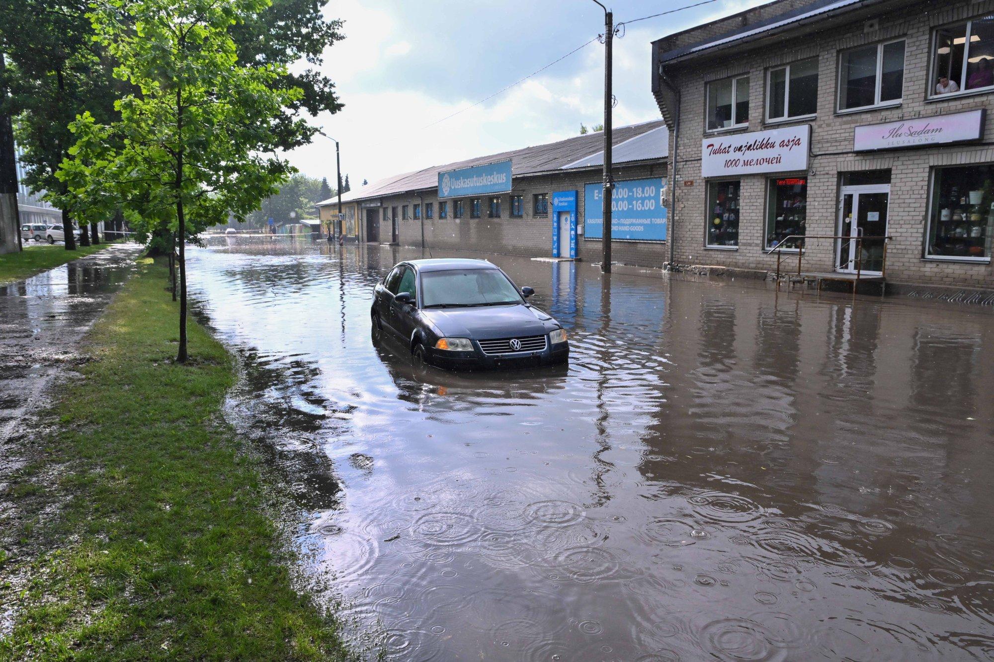 Uputusoht! Eeloleval ööl võib maha sadada korraga üle 40 mm sademeid