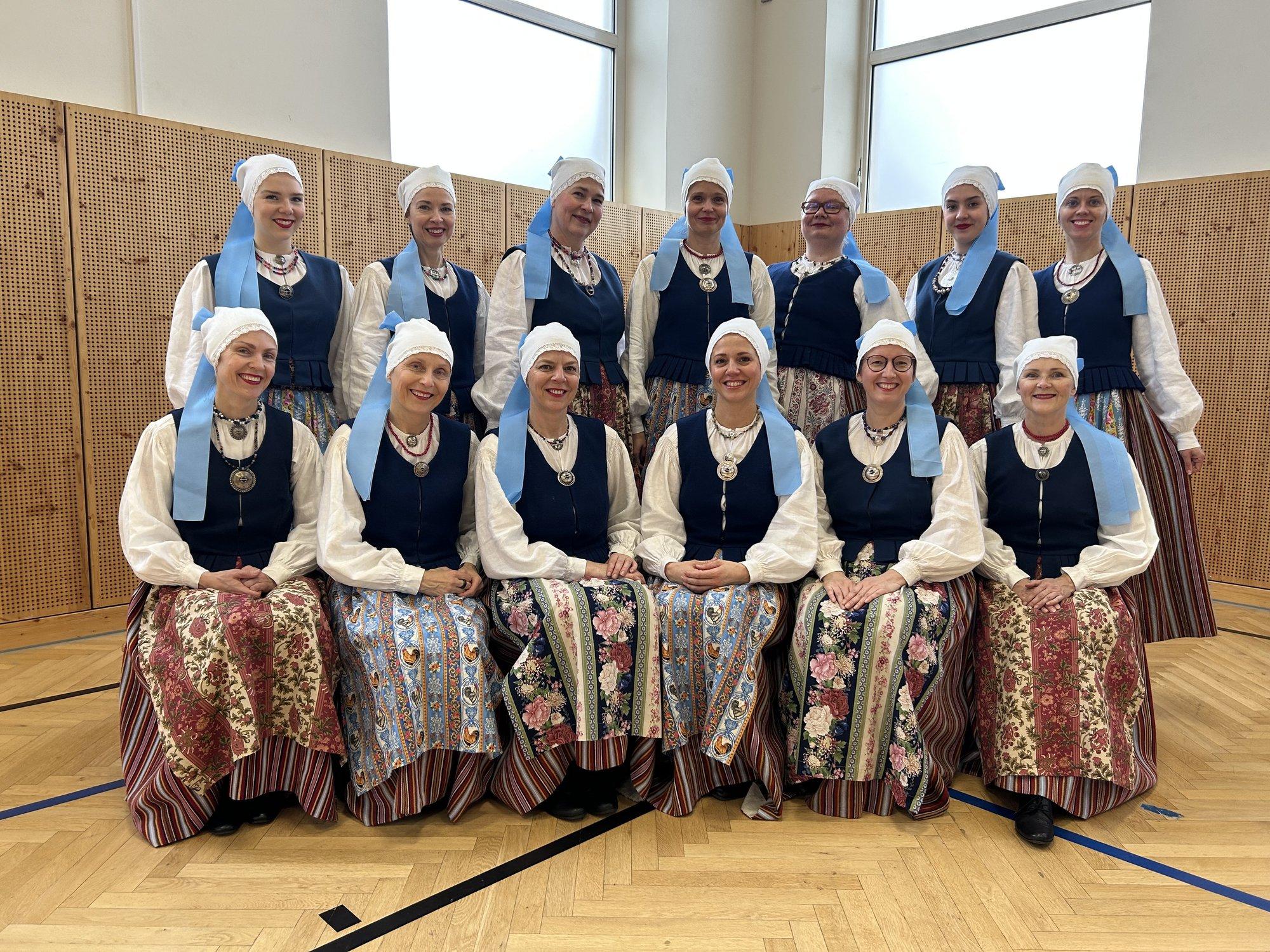 Luksemburgi rahvatantsurühm Laiali tuleb tantsupeole. „Meil on väga ägedad naised“